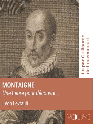 cover image of Montaigne (1 heure pour découvrir)